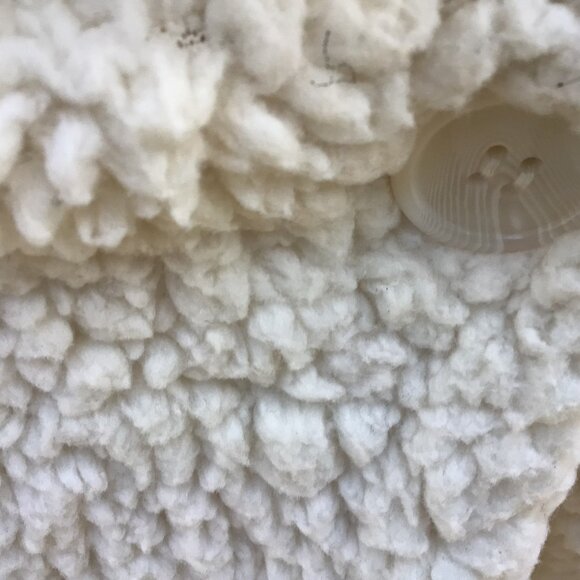 Philosophy Soft Sherpa Oversized Teddy Coat Short Jacket White  size sm - Picture 6 of 6